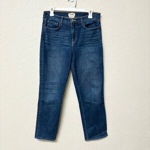 L'agence Alexia High Rise Cigarette Ankle Blue Denim Jeans Byers Size 29